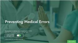 Preventing Medical Errors